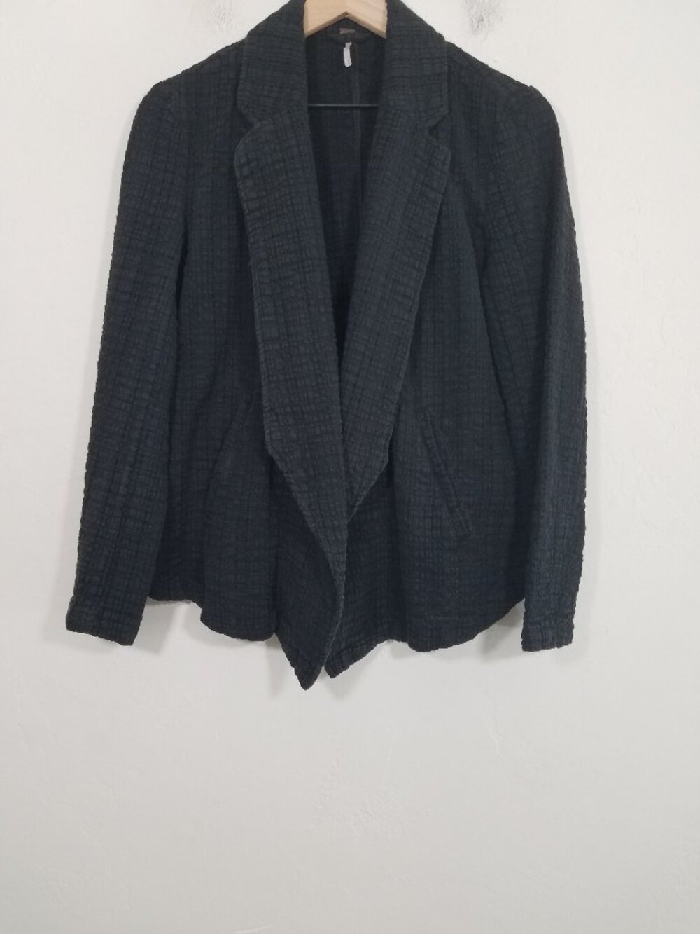 Free People Cotton Blend Blazer Jacket with Pockets Size S